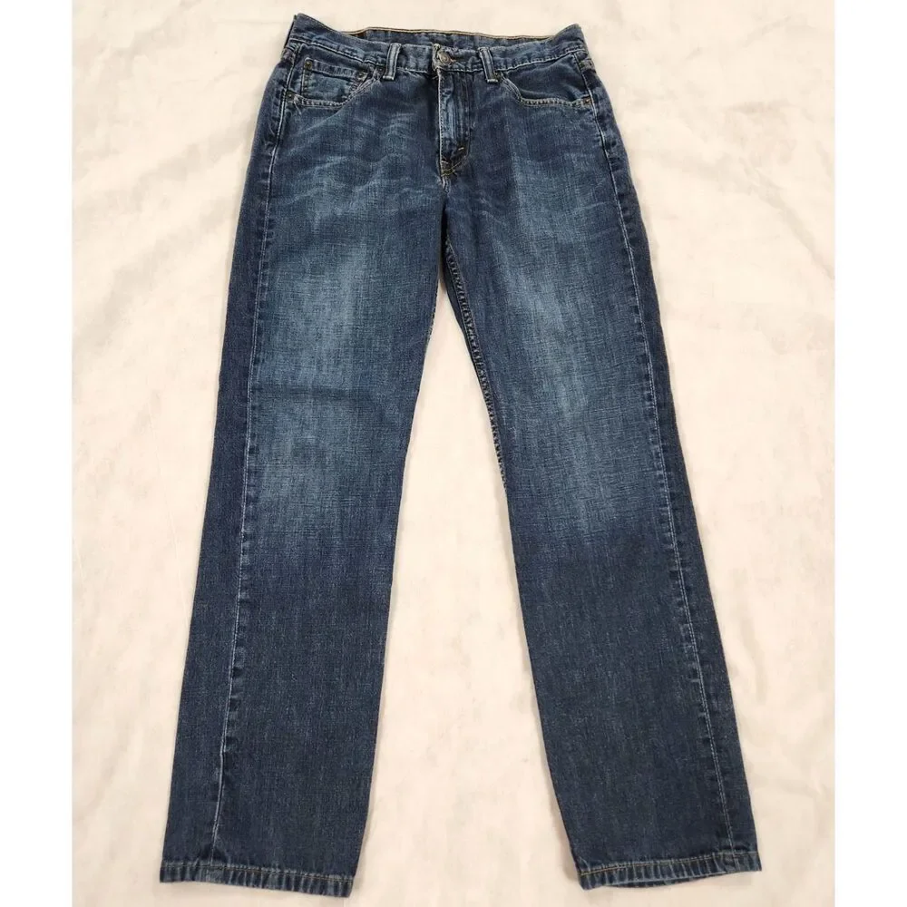 Levis 514 Mens Jeans 30x28 (marked 30x30) Medium Wash Straight Leg Classic Denim